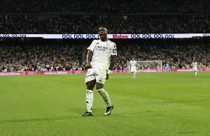 打破进球荒!维尼修斯24年10月至昨日,在西甲客场比赛中未取一球