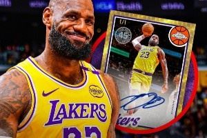 姗姗来迟!詹姆斯湖人时期签名NBA球星卡即将迎来发售!