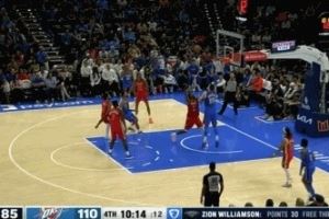  势大力沉！阿杰伊-米切尔突破抛传 哈滕力压卢尼起飞单臂空接暴扣