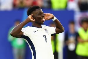  2球1助！萨卡近3次为英格兰出场皆参与进球