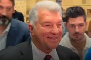  拉波尔塔：还未向梅西提及为他建造雕像的想法，会在适当时候提出